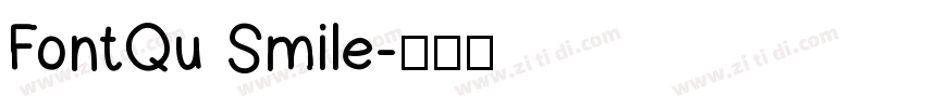 FontQu Smile字体转换